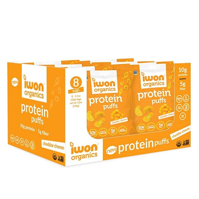 Iwon Foods Juices IWON Organic Puffs 8 Bags