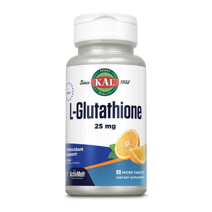 Kal Amino Acids KAL L-Glutathione 25mg 90 Lozenges