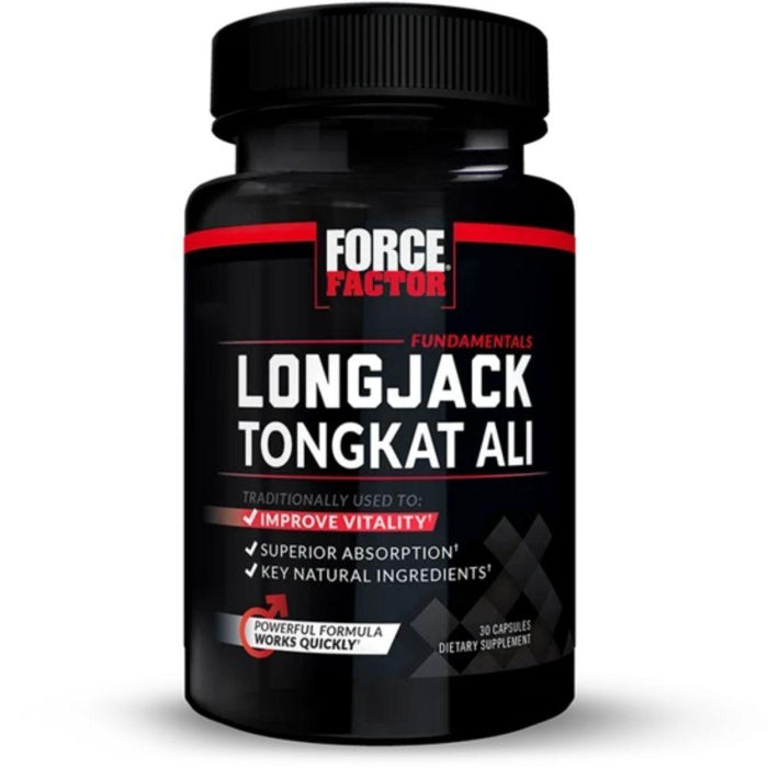 Force Factor Sports Performance Recovery Force Factor Longjack Tongkat Ali 30 Capsules