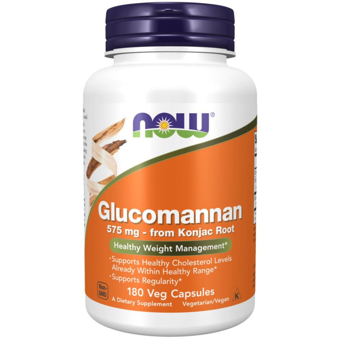 Now Foods Specialty Health Products Now Foods Glucomannan 575mg 180 Capsules