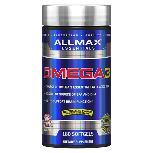 Allmax Nutrition Vitamins, Minerals, Herbs & More Allmax Nutrition Omega 3 180 Softgels