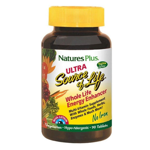 Nature's Plus Vitamins & Minerals Nature's Plus Source of Life Iron Free 90 Tablets