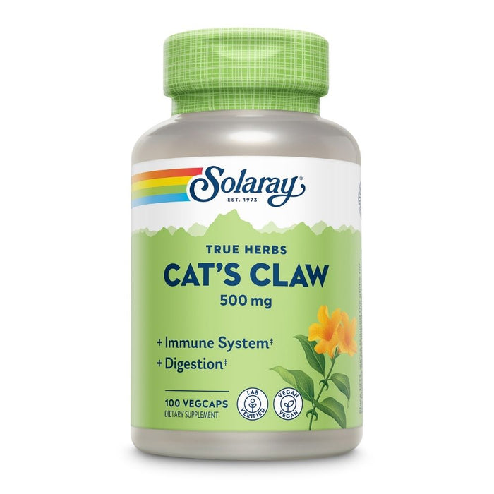 Solaray Vitamins, Minerals, Herbs & More Solaray Cat's Claw 500mg 100 Caps