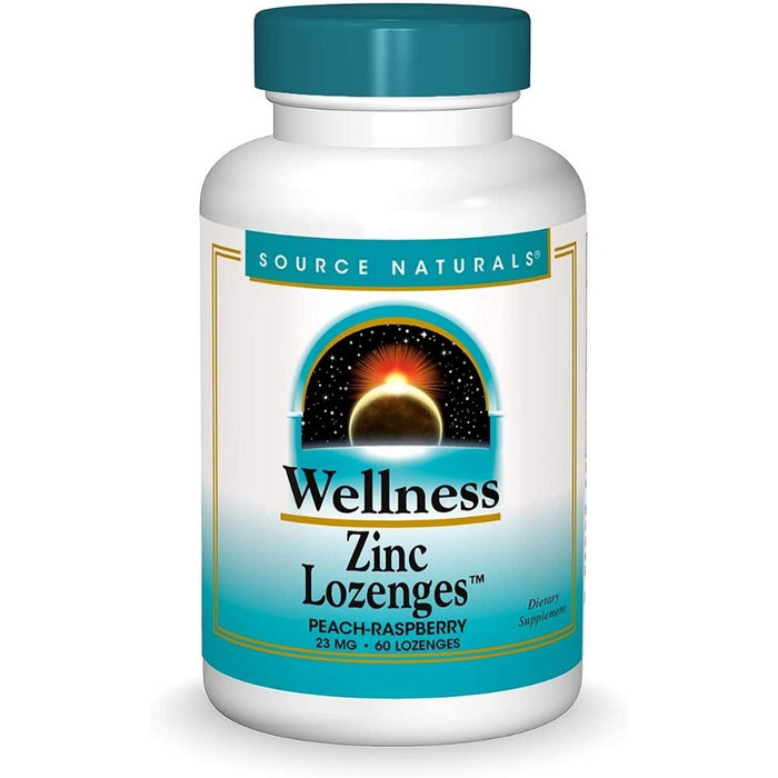 Source Naturals Vitamins & Minerals Source Naturals Wellness Zinc Lozenges 60ct