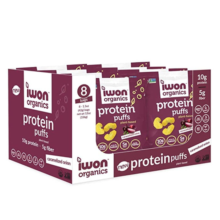 Iwon Foods Juices IWON Organic Puffs 8 Bags