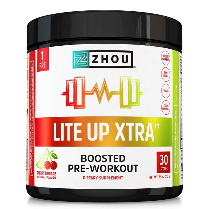 ZHOU Pre-Workouts Cherry Limeade Zhou Lite Up Xtra Preworkout 30 Servings