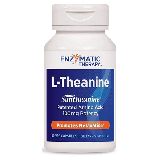 Enzymatic Therapy Sports Nutrition & More Nature's Way L-Theanine 100mg 60 Capsules (Previously Enzymatic Therapy)