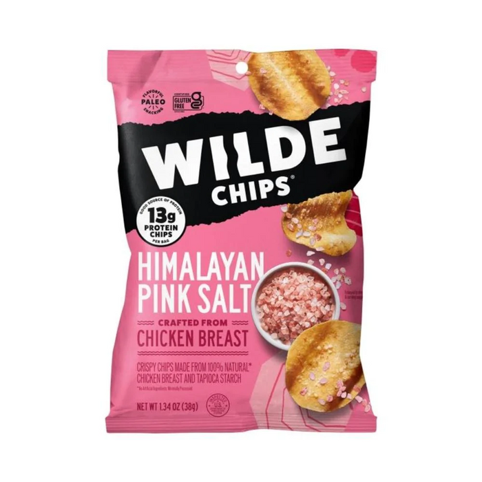 Wilde Foods Juices Himalayan Pink Salt Wilde Protein Chips 8 Box