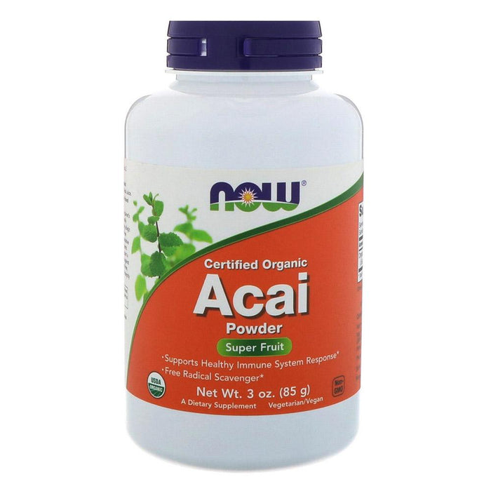 Now Foods Vitamins, Minerals, Herbs & More Now Foods Acai Powder Organic 3 Oz