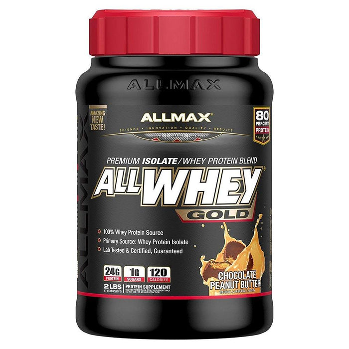 Allmax Nutrition Sports Nutrition & More Chocolate Peanut Butter Allmax Nutrition AllWhey Gold 2 Lbs