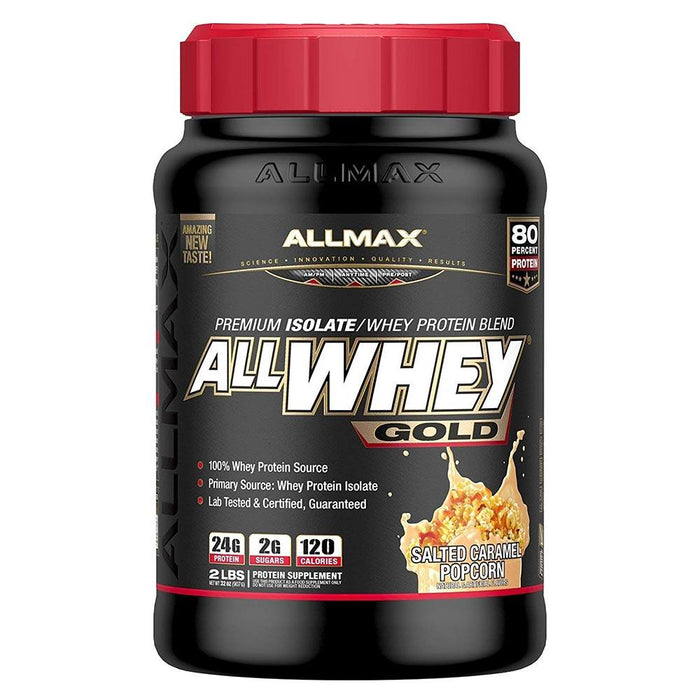 Allmax Nutrition Sports Nutrition & More Salted Caramel Popcorn Allmax Nutrition AllWhey Gold 2 Lbs