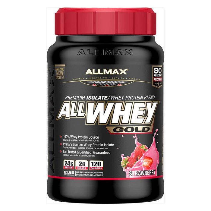 Allmax Nutrition Sports Nutrition & More Strawberrry Allmax Nutrition AllWhey Gold 2 Lbs