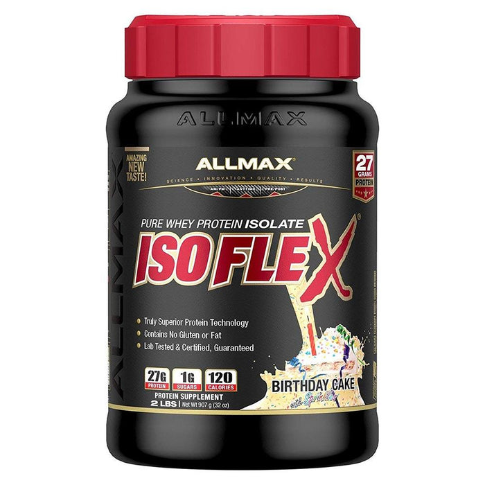 Allmax Nutrition Top 50 Birthday Cake Allmax Nutrition IsoFlex Protein 2 Lbs