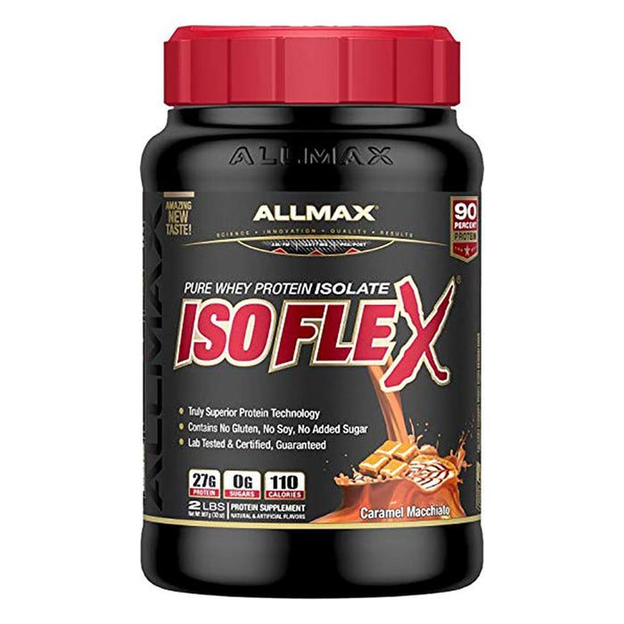 Allmax Nutrition Top 50 Caramel Macchiato Allmax Nutrition IsoFlex Protein 2 Lbs