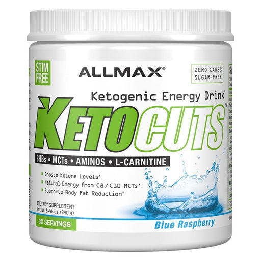 Allmax Nutrition Fat Burner BLUE RASPBERRY Allmax Keto Cuts 30 Servings