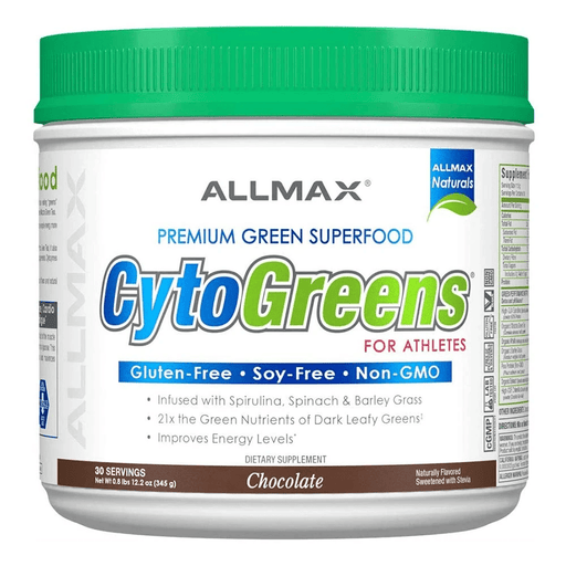 Allmax Nutrition Vitamins, Minerals, Herbs & More Allmax CytoGreens For Athletes Chocolate 30 Servings