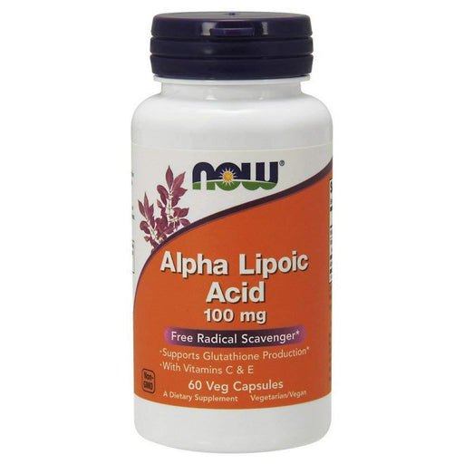 Now Foods Vitamins, Minerals, Herbs & More Now Foods Alpha Lipoic Acid 100mg 60 Vegetable Capsules (582201770028)