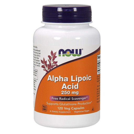 Now Foods Vitamins, Minerals, Herbs & More Now Foods Alpha Lipoic Acid 250mg 120 Vegetable Capsules