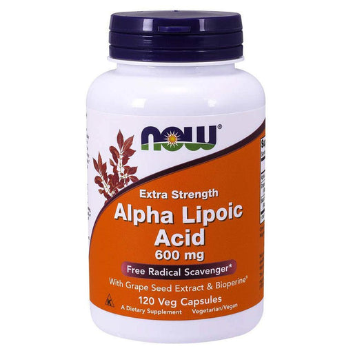 Now Foods Sports Nutrition & More Now Foods Alpha Lipoic Acid 600mg 120 Vegetable Capsules