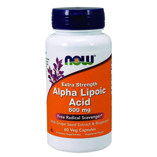 Now Foods Vitamins, Minerals, Herbs & More Now Foods Alpha Lipoic Acid 600mg 60 Vegetable Capsules