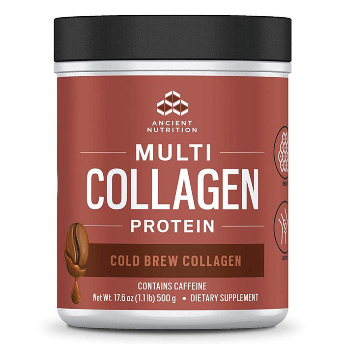 Ancient Nutrition Protein Powders Cold Brew Ancient Nutrition Dr. Axe Multi Collagen Protein 1lb