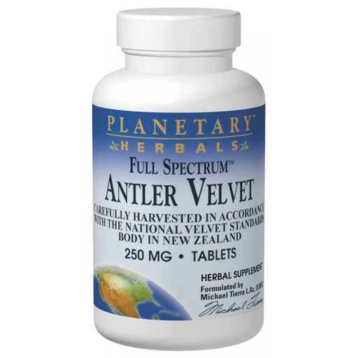 Planetary Herbals Sports Nutrition & More Planetary Herbals Antler Velvet (Full Spectrum) 250mg 30 Tabs