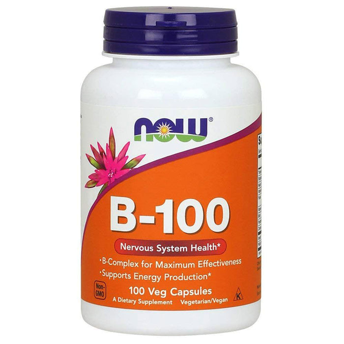 Now Foods Vitamins, Minerals, Herbs & More Now Foods B-100 100 Capsules