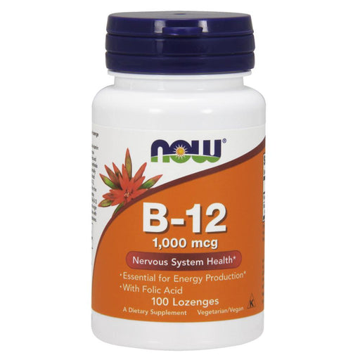 Now Foods Vitamins, Minerals, Herbs & More Now Foods B-12 1000 Mcg 100 Lozenges