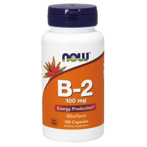 Now Foods Vitamins, Minerals, Herbs & More Now Foods B-2 100 Mg 100 Capsules