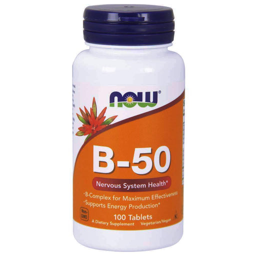 Now Foods Vitamins, Minerals, Herbs & More Now Foods B-50 100 Tablets (582256689196)