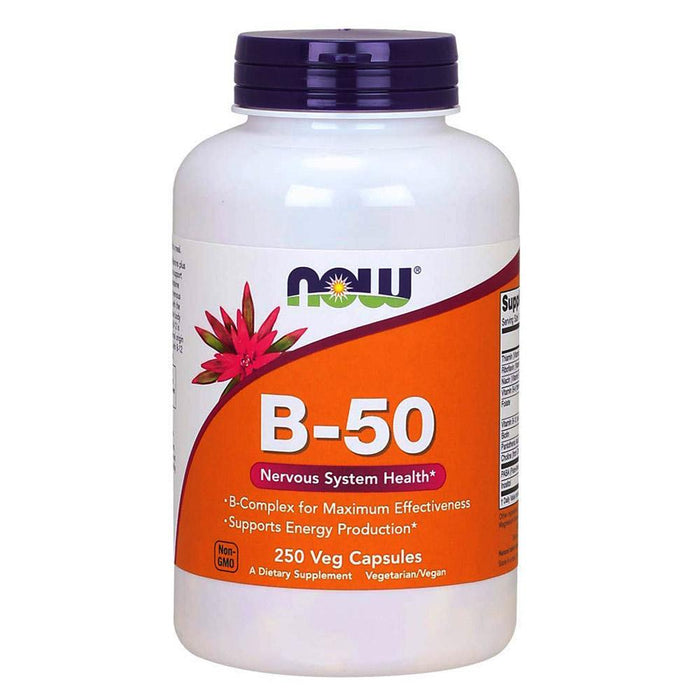 Now Foods Vitamins, Minerals, Herbs & More Now Foods B-50 250 Capsules (582262489132)