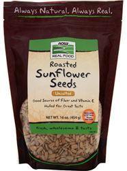 Now Foods Vitamins, Minerals, Herbs & More Now Foods Roasted, Salted Sunflower Seeds 16oz (580626841644)