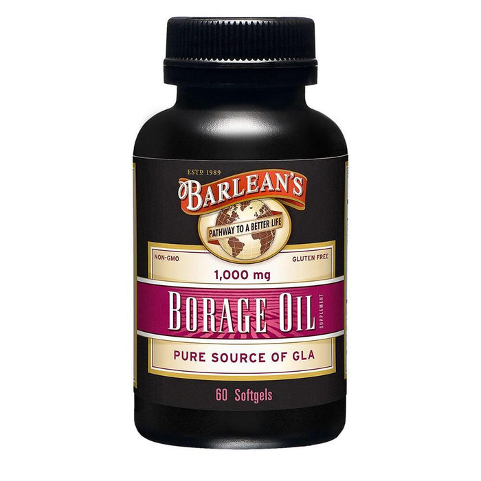 Barlean's Borage Oil 1000mg 60sg (1768120090668)