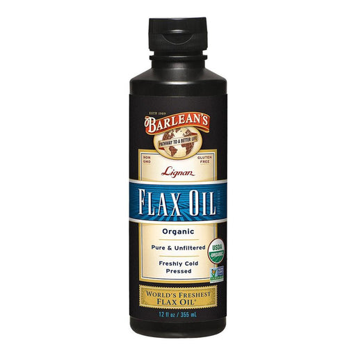 Barlean's Essential Fatty Acids & - Oils Default Barlean Lignan Flax Oil 12oz (1768125431852)