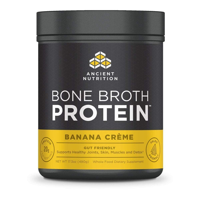 Ancient Nutrition Sports Nutrition & More Banana Creme Ancient Nutrition Bone Broth Protein 20 Servings