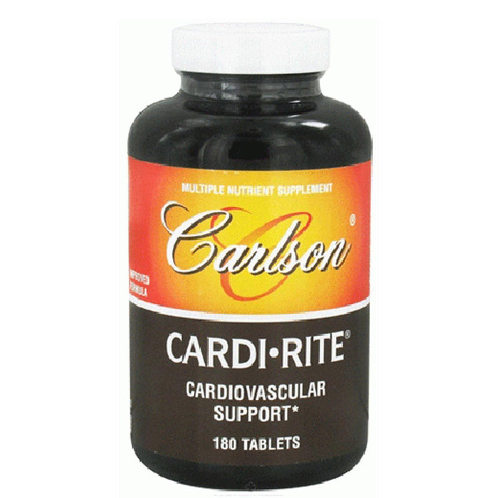 Carlson Vitamins, Minerals, Herbs & More Carlson Cardi-Rite 180 Tabs (580547936300)