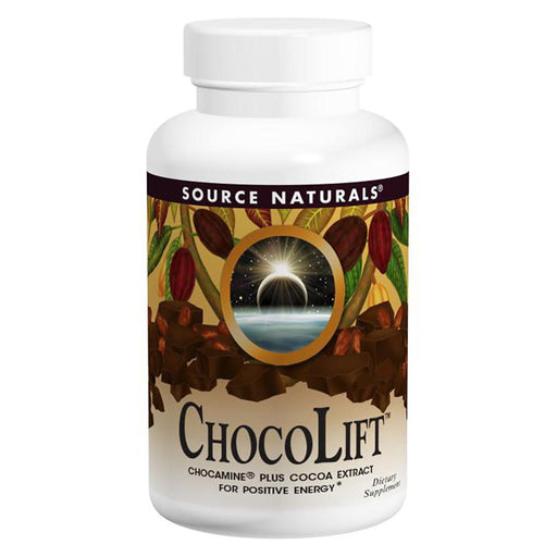 Source Naturals Vitamins, Minerals, Herbs & More Source Naturals ChocoLift 500mg 60 Caps (580944003116)