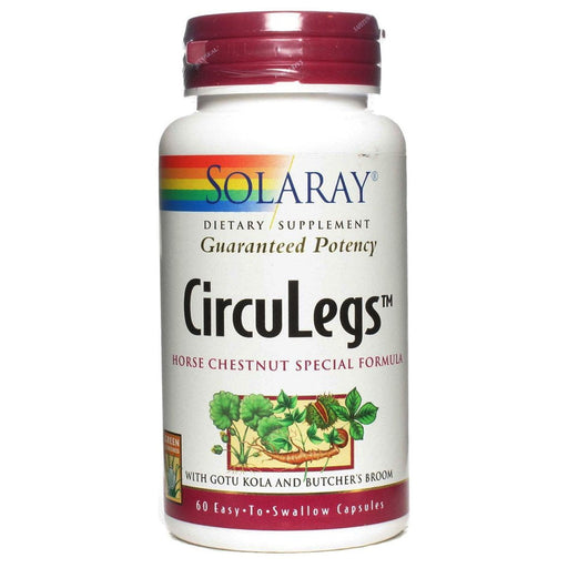 Solaray Vitamins, Minerals, Herbs & More Solaray CircuLegs Horse Chestnut Special Formula 60 caps (580538499116)