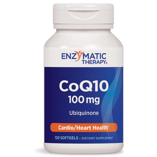 Enzymatic Therapy Vitamins, Minerals, Herbs & More Enzymatic Therapy CoQ-10 100mg 120 Softgels (580784062508)