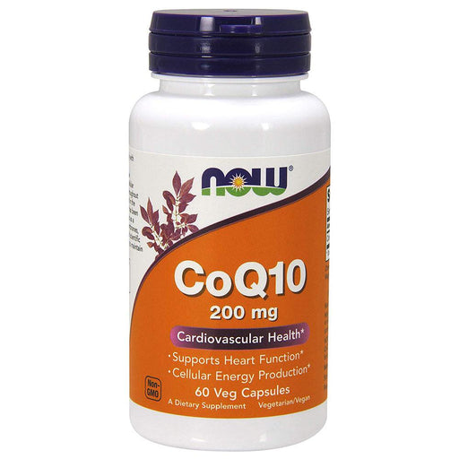 Now Foods Vitamins, Minerals, Herbs & More Now Foods CoQ10 200 Mg 60 Vegetable Capsules