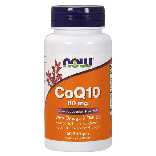 Now Foods Vitamins, Minerals, Herbs & More Now Foods CoQ10 60mg 60 Softgels