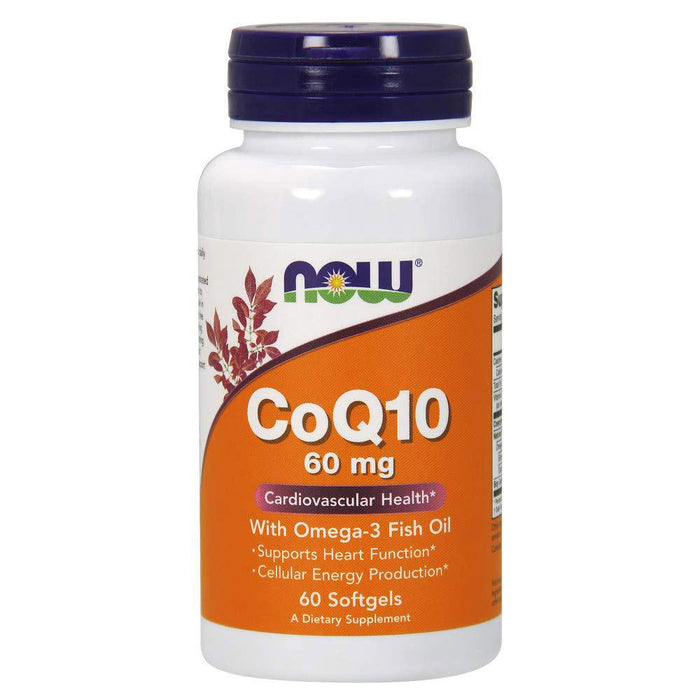 Now Foods Vitamins, Minerals, Herbs & More Now Foods CoQ10 60mg 60 Softgels