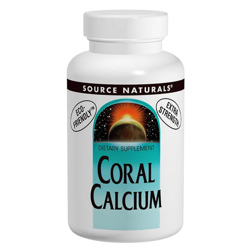 Source Naturals Vitamins, Minerals, Herbs & More Source Naturals Coral Calcium 600mg 60 Tablets (580662427692)