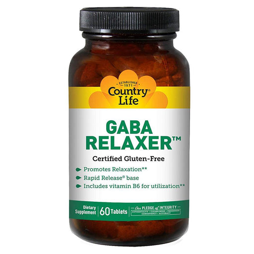 Country Life Amino Acids Default Country Life GABA Relaxer 60T (1779383566380)