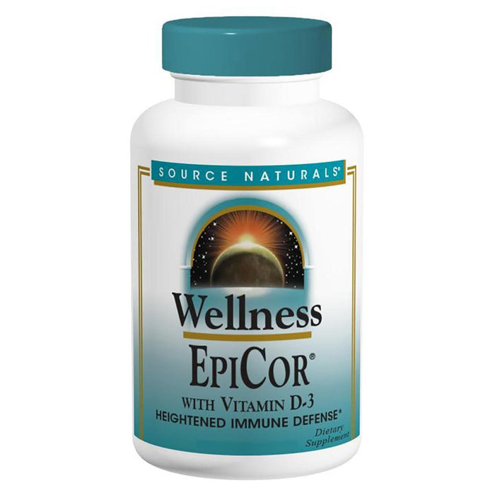 Source Naturals Vitamins, Minerals, Herbs & More Source Naturals EpiCor with Vitamin D-3 500mg 60 Capsules (582061293612)