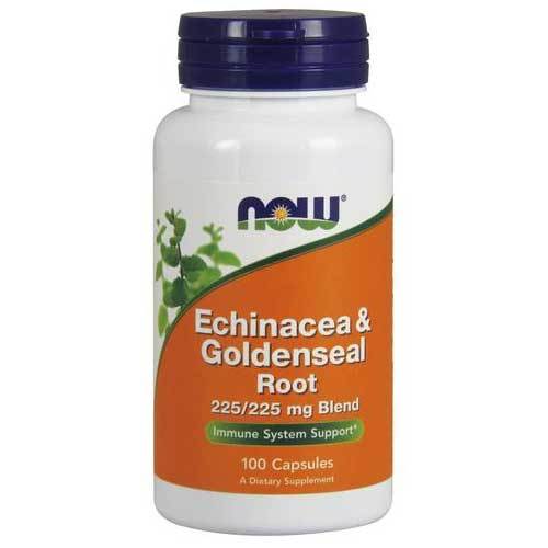 Now Foods Vitamins, Minerals, Herbs & More Now Foods Ech / Gseal Root 225/225 Mg 100 Capsules (582263275564)