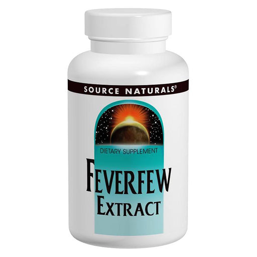 Source Naturals Vitamins, Minerals, Herbs & More Source Naturals Feverfew Extract 50 Tabs (581339185196)