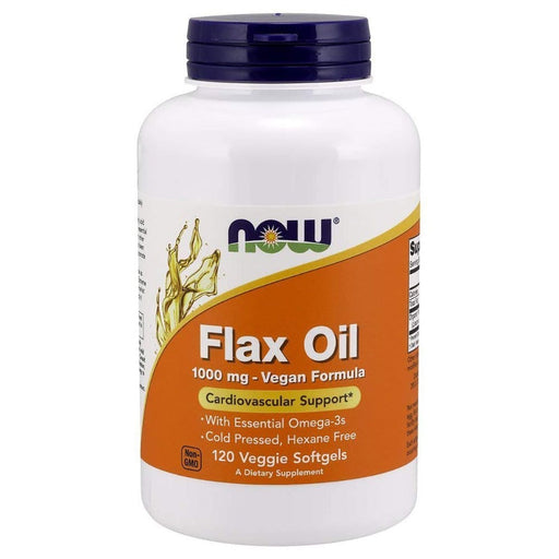 Now Foods Essential Fatty Acids & - Oils Default Now Foods Flax Oil 1000mg 120ct (1269864300588)