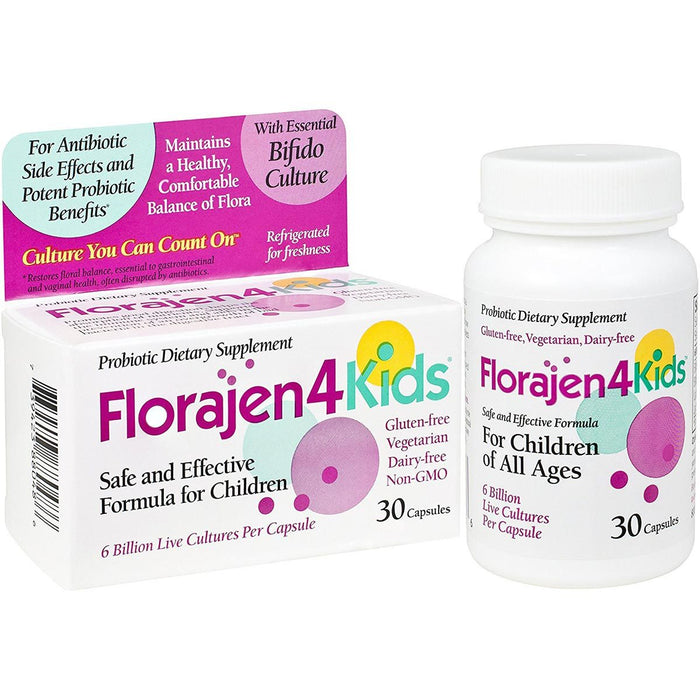 American Lifeline Vitamins, Minerals, Herbs & More American Lifeline Florajen4Kids 30 Caps