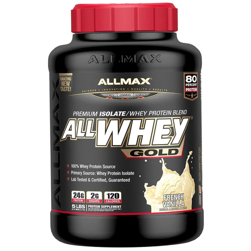 Allmax Nutrition Sports Nutrition & More French Vanilla Allmax Nutrition AllWhey Gold 5 Lbs